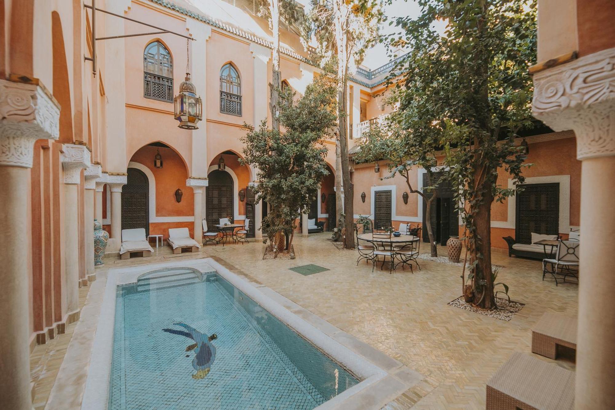 Riad Le Perroquet Bleu Suites & Spa Marakeş Dış mekan fotoğraf