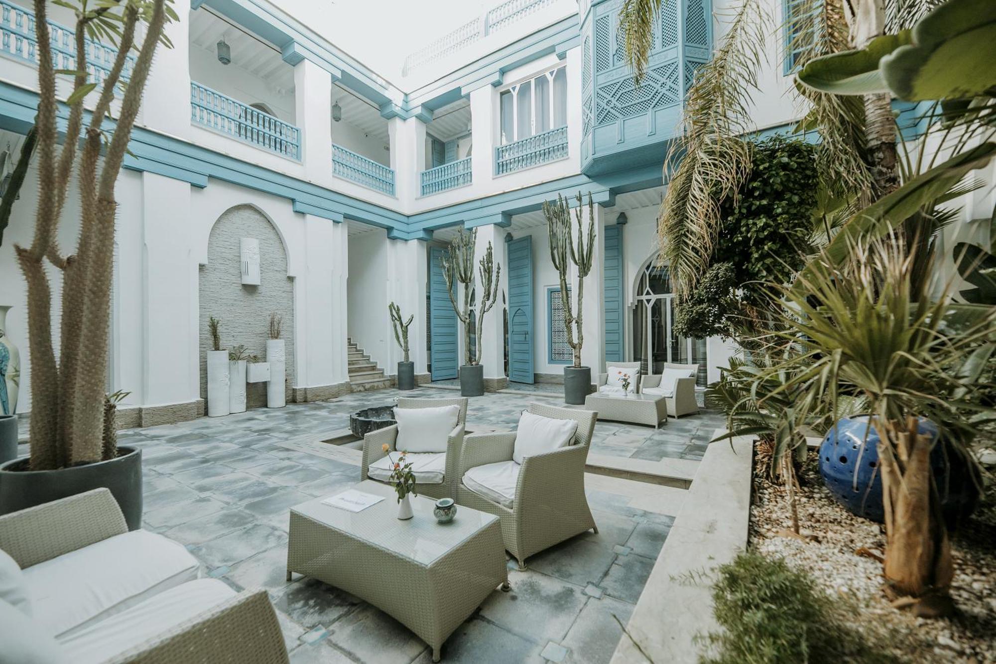 Riad Le Perroquet Bleu Suites & Spa Marakeş Dış mekan fotoğraf