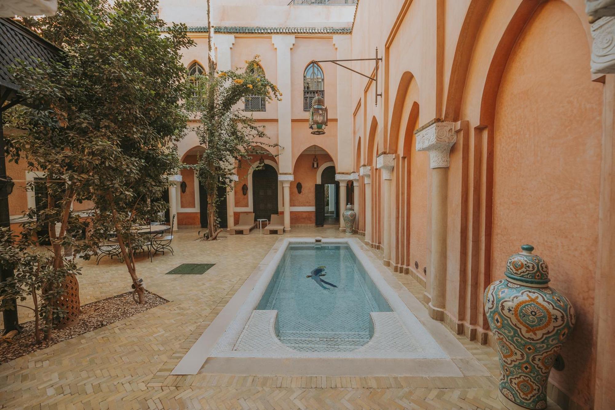 Riad Le Perroquet Bleu Suites & Spa Marakeş Dış mekan fotoğraf